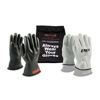 Protective Industrial Products_Novax 150-0-11 Black 9 Rubber Work Gloves- 11 in Length